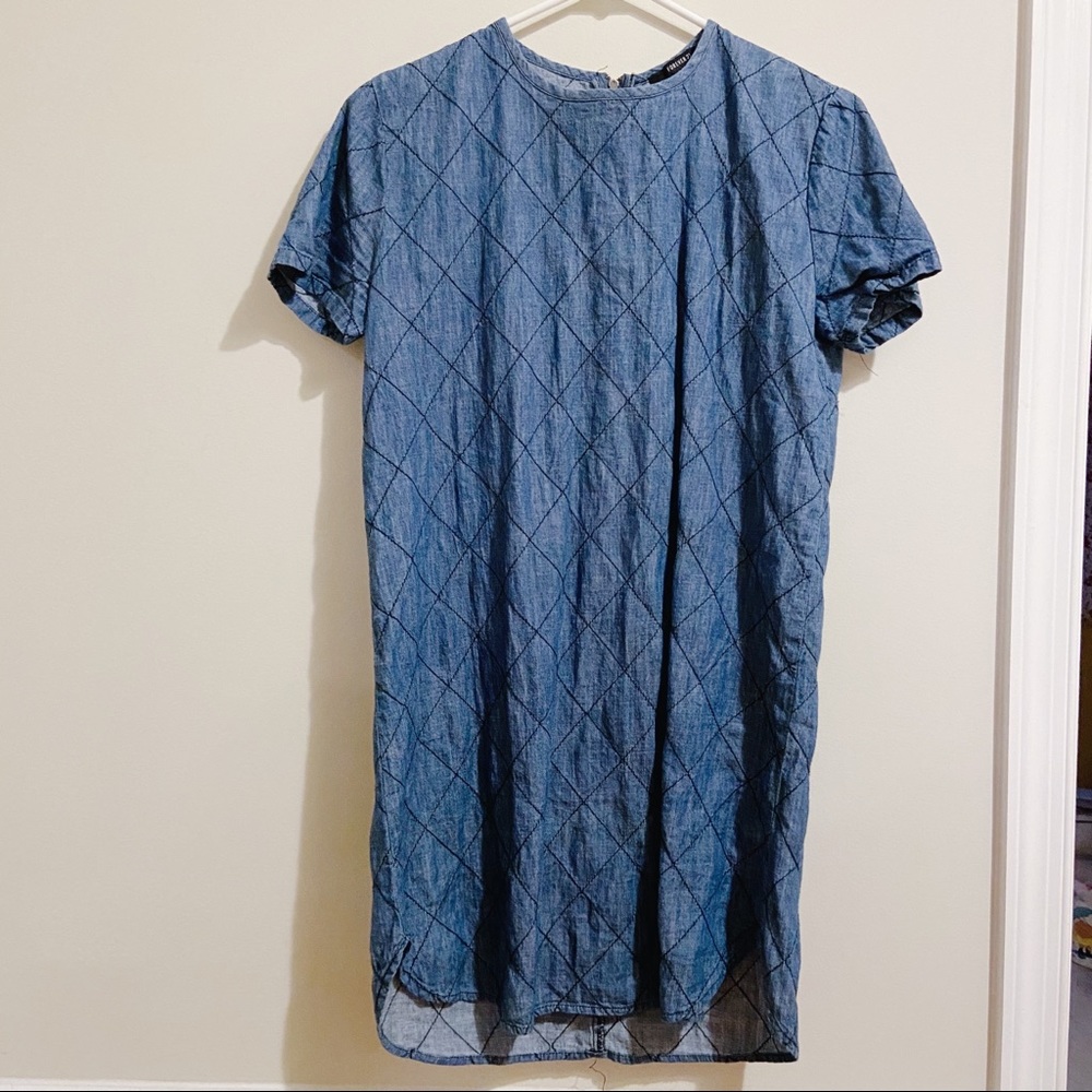 F21 denim dress